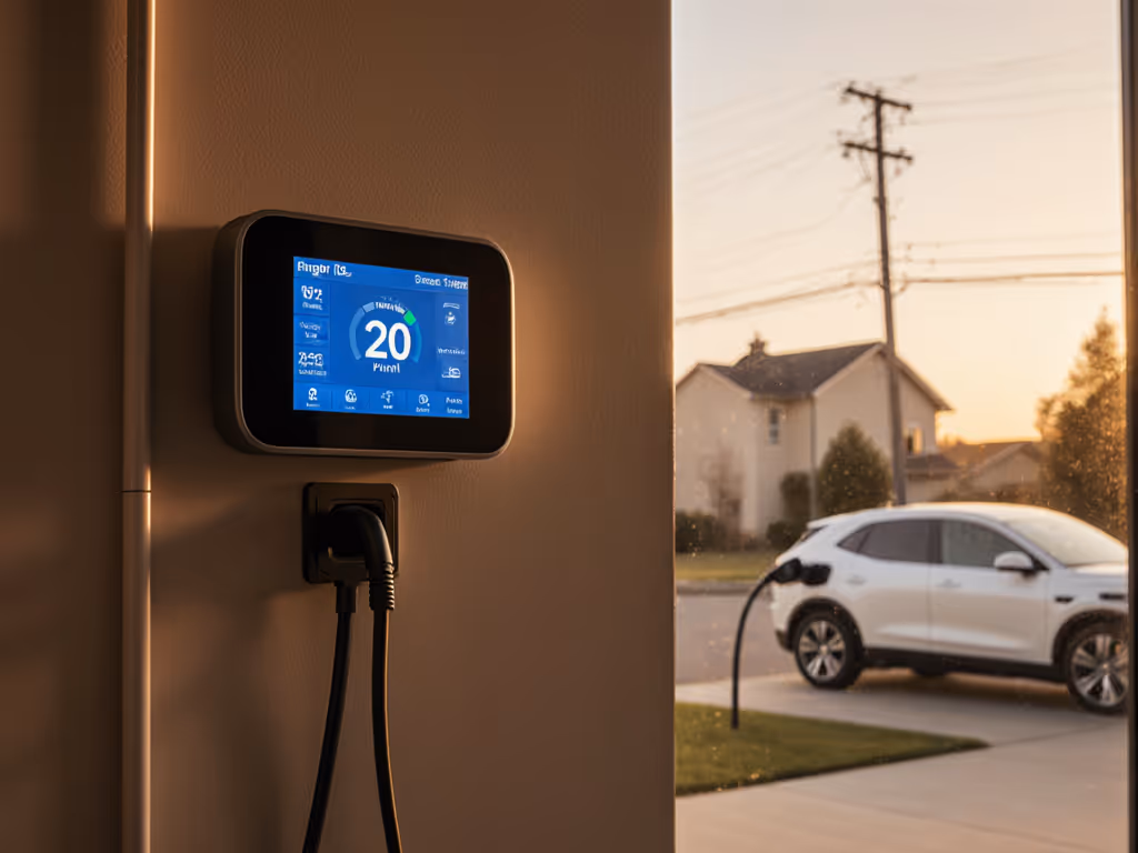 Smart Thermostat: EV Charging & Peak Demand Coordination