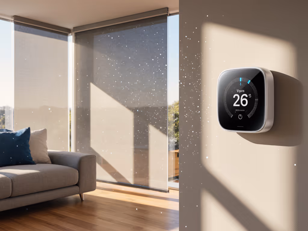 Sync Windows & Thermostat to Block Solar Heat